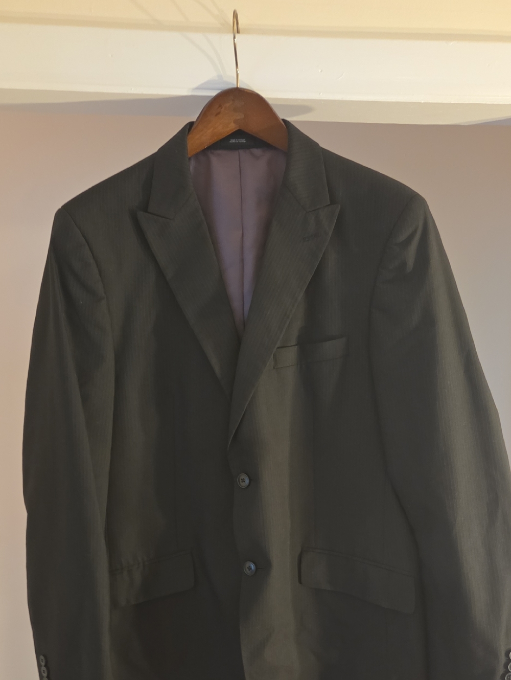 Men's Classic Black Blazer - Brand Unspecified